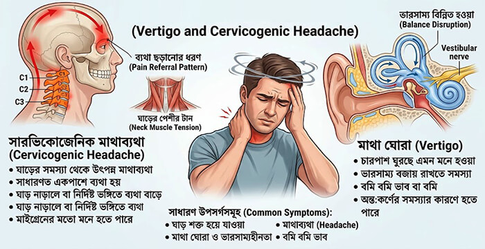 Vertigo and Cervicogenic Headache