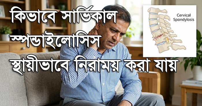 কিভাবে সার্ভিকাল স্পন্ডাইলোসিস স্থায়ীভাবে নিরাময় করা যায়
