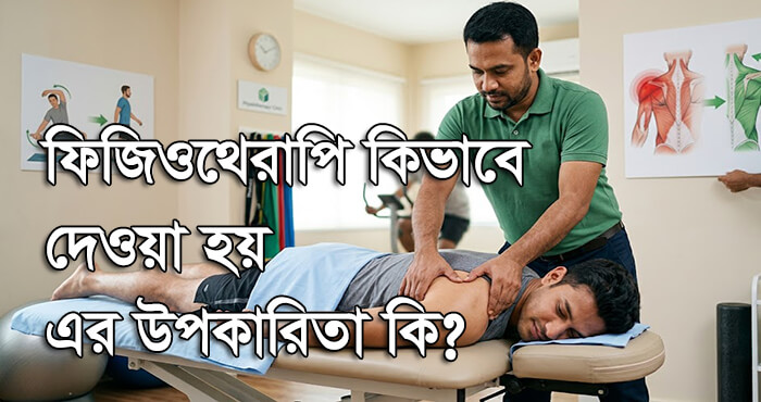 ফিজিওথেরাপি কিভাবে দেওয়া হয় এবং এর উপকারিতা কি?
