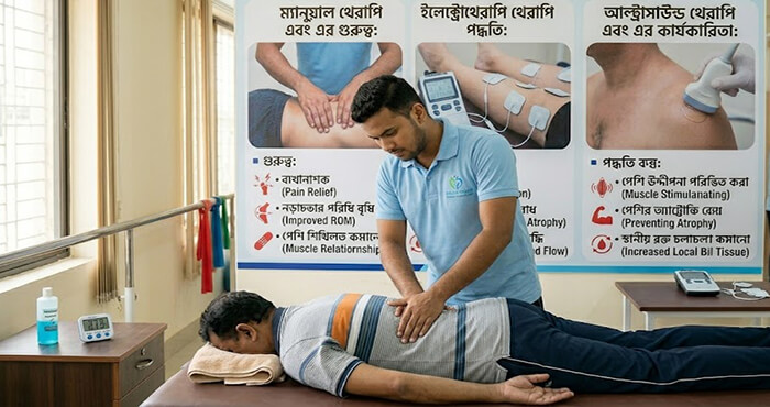 ফিজিওথেরাপি চিকিৎসার বিভিন্ন ধরণের আধুনিক পদ্ধতি
