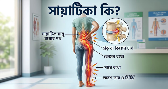 সায়াটিকা কি, সায়াটিকা সারানোর উপায়