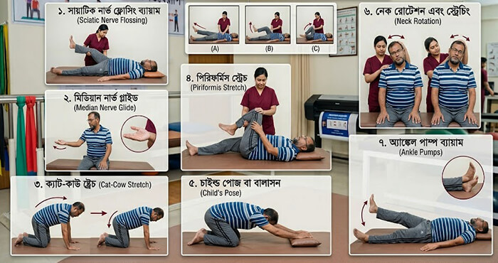 ৭ টি কার্যকরী নার্ভের রোগের ব্যায়াম